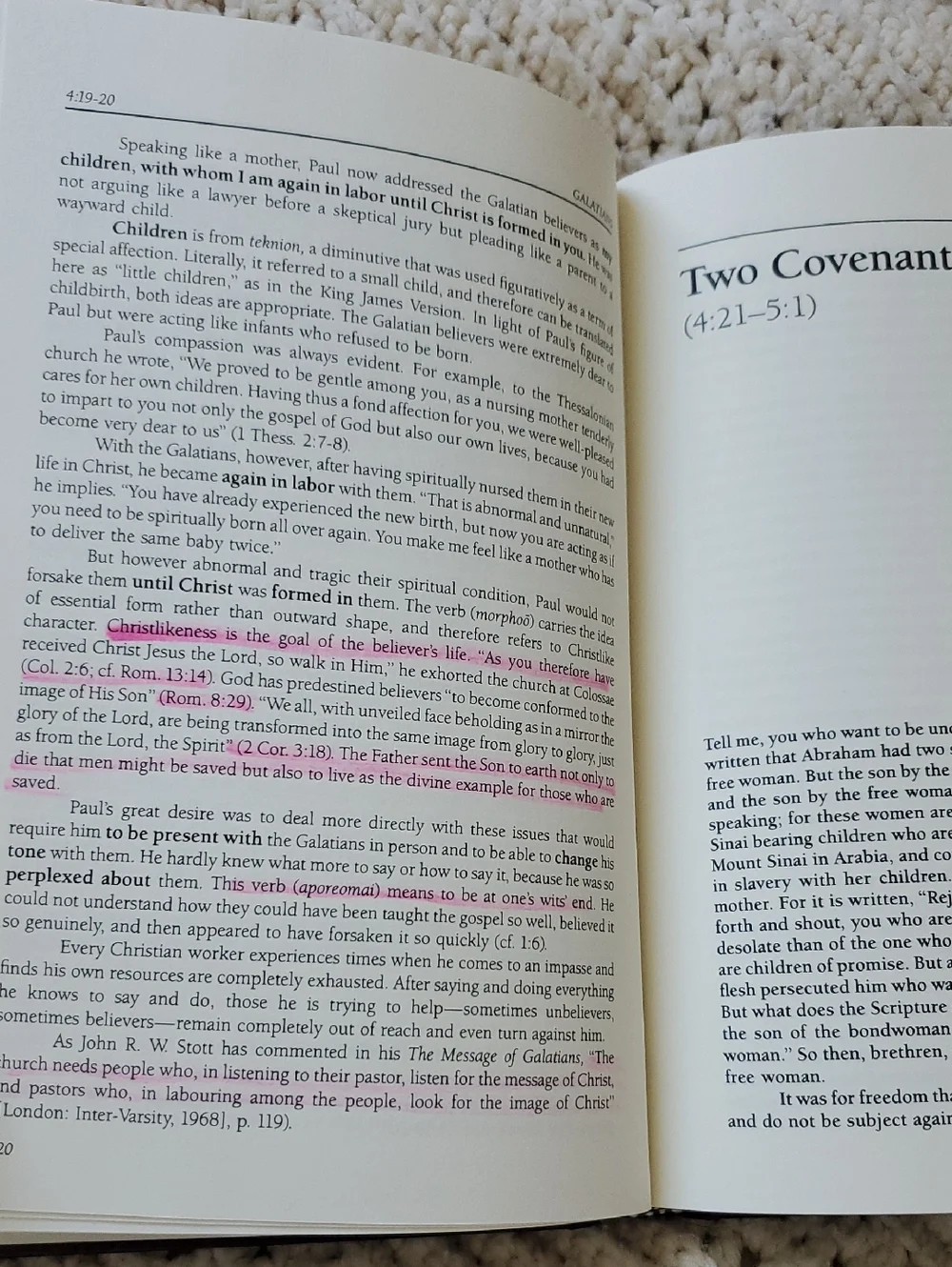 The MacArthur New Testament Commentary: Galatians - Maroon & Gold